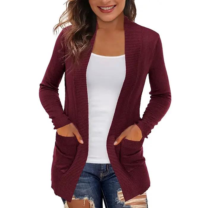 Cardigan en tricot pour femmes