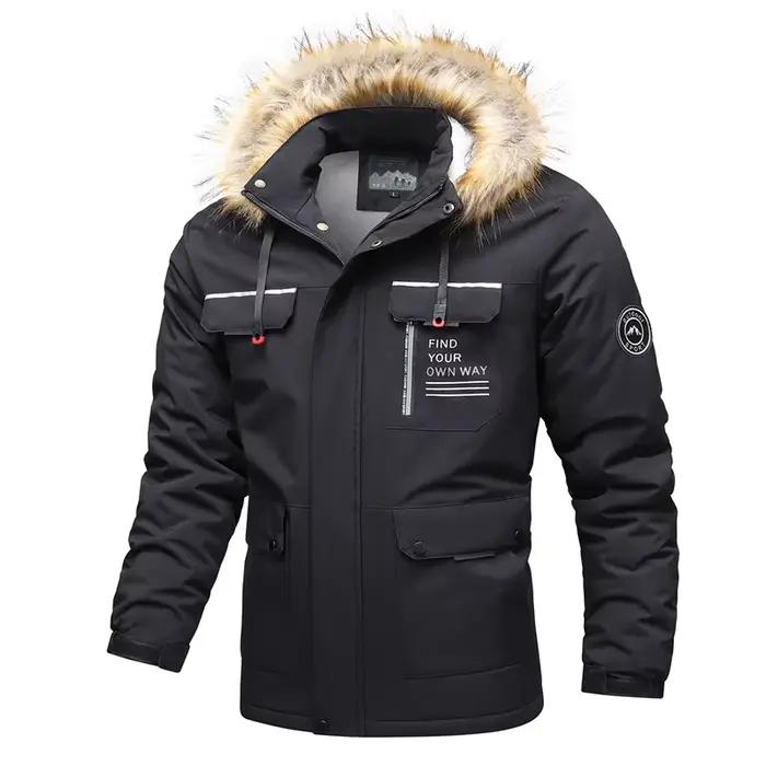 Veste de randonnée SoftShell imperméable en peluche chaude pour l'extérieur