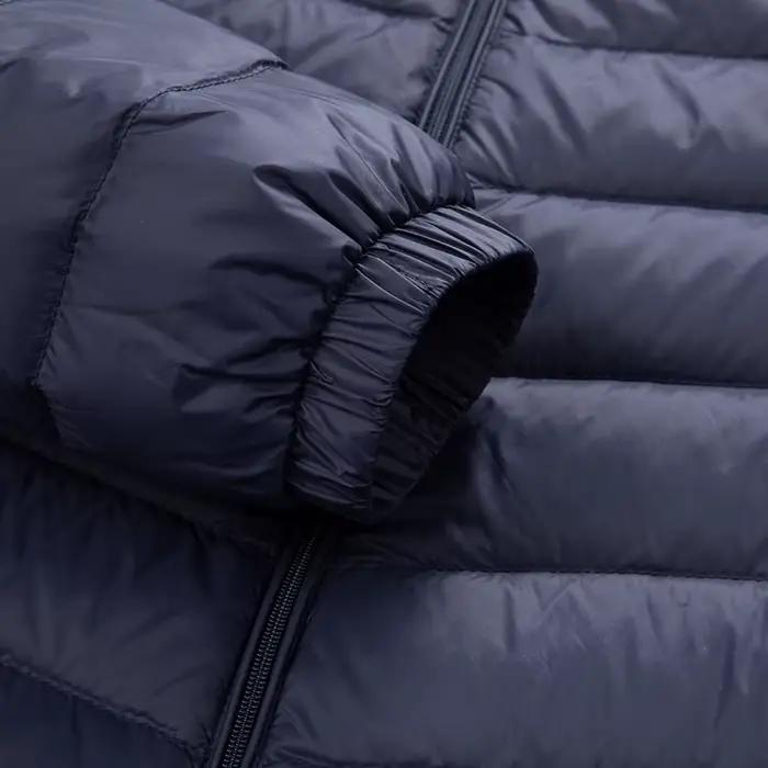90 doudoune légère et chaude en duvet de canard blanc pour hommes avec un col montant, manteau d'automne et d'hiver à la mode et polyvalent