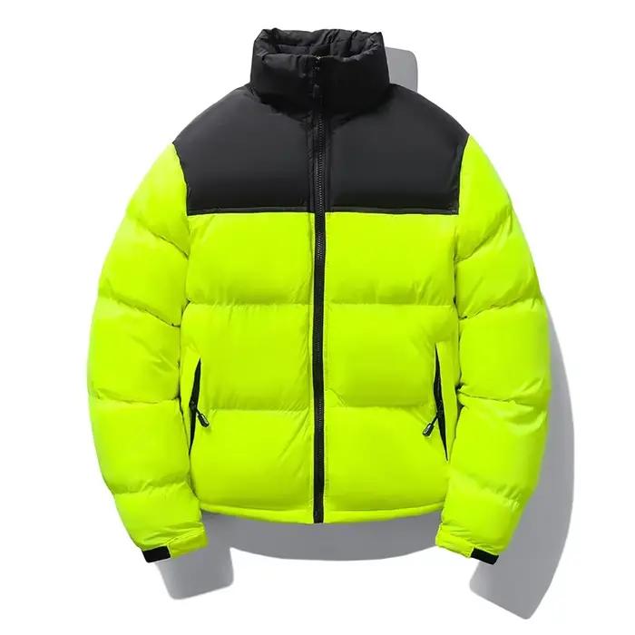 Hiver hommes décontracté coupe-vent rembourré duvet de canard Parkas manteau homme épais col montant Parka veste mâle pardessus vêtements d'extérieur grande taille 4XL