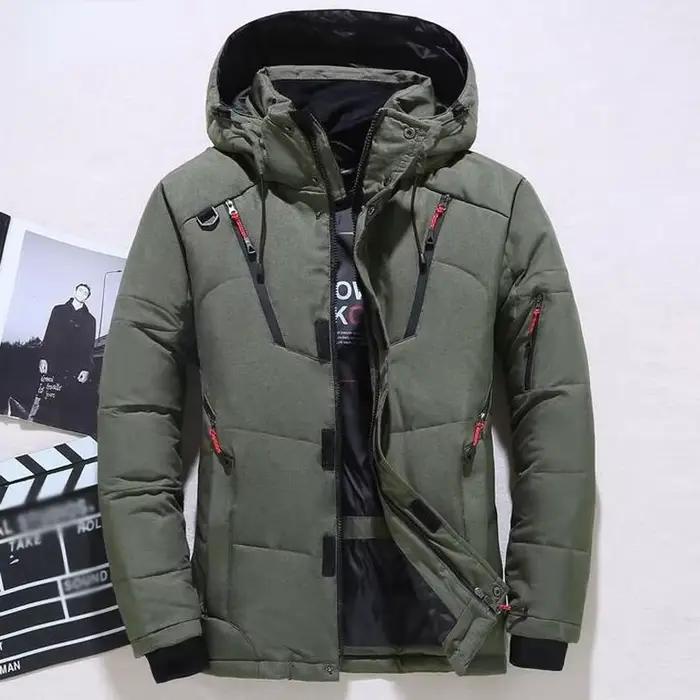 20 degrés doudoune mâle hiver Parkas hommes blanc canard
