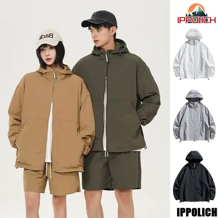 Hommes vestes de randonnée été extérieur manteau imperméable UPF 100 + UV peau veste de protection femmes séchage rapide