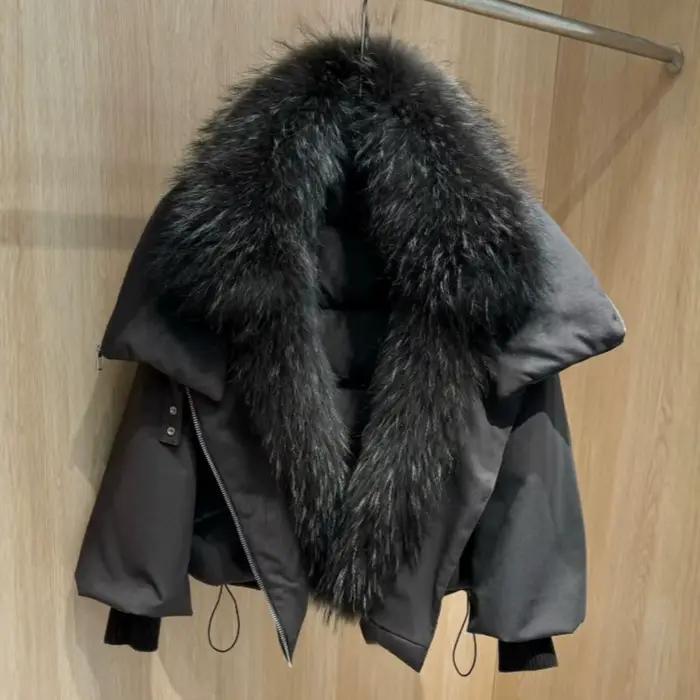 Doudoune Courte Femme Style Urbain Hiver 2026 – Col Montant Tendance
