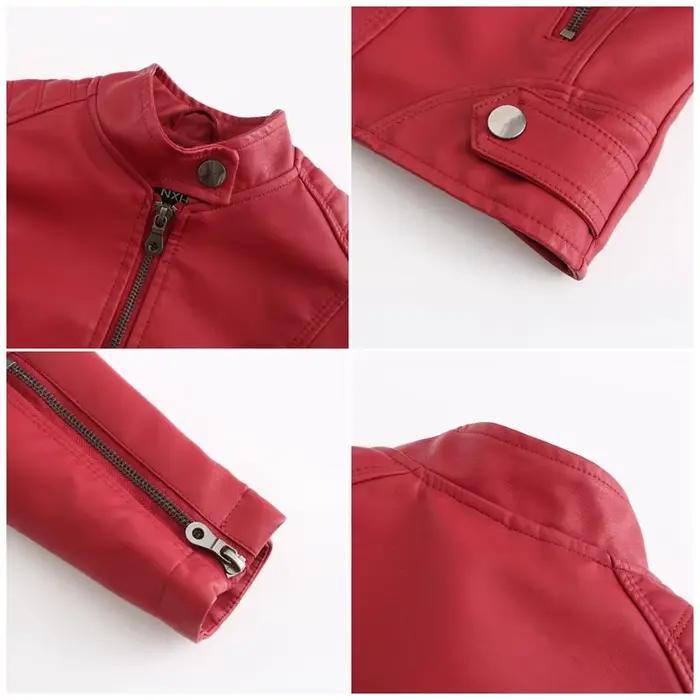 Veste en cuir pour femme 2025 Printemps Automne