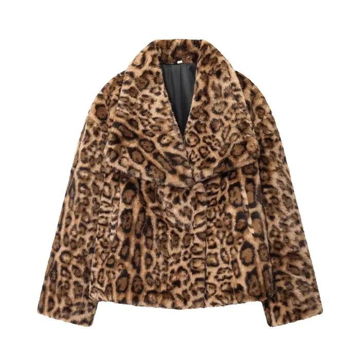 MUJER manteau en fausse fourrure pelucheuse veste femme 2025