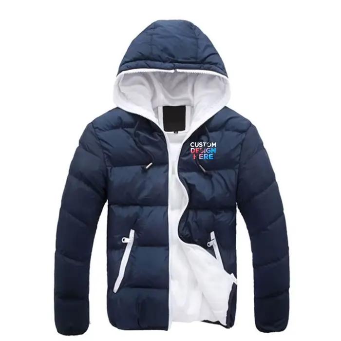 Personnalisation du logo : le manteau en coton six couleurs pour homme convient aux doudounes et sweats à capuche pour le printemps et l'automne.