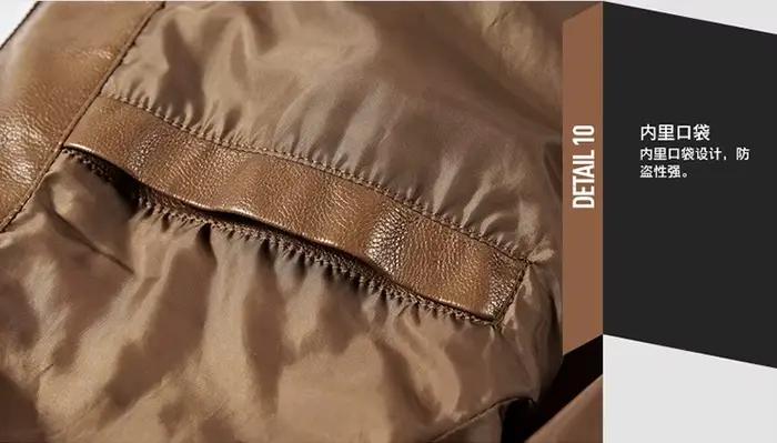 Hommes revers vestes en polyuréthane automne nouvelle fermeture éclair support coupe-vent manteau en cuir