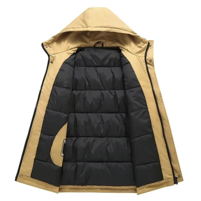 Parka à capuche pour homme, grande taille 12XL, veste d'hiver, coupe-vent imperméable, épais, rembourré, chaud, Extra Big Plus 6xl 7xl 8xl 9xl 10xl