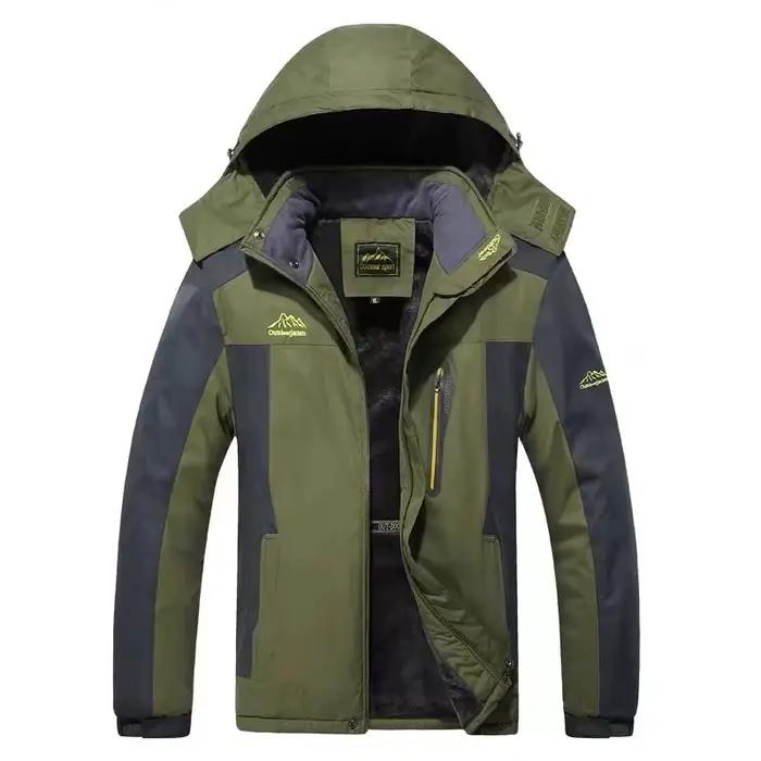 Manteau d'hiver imperméable pour hommes