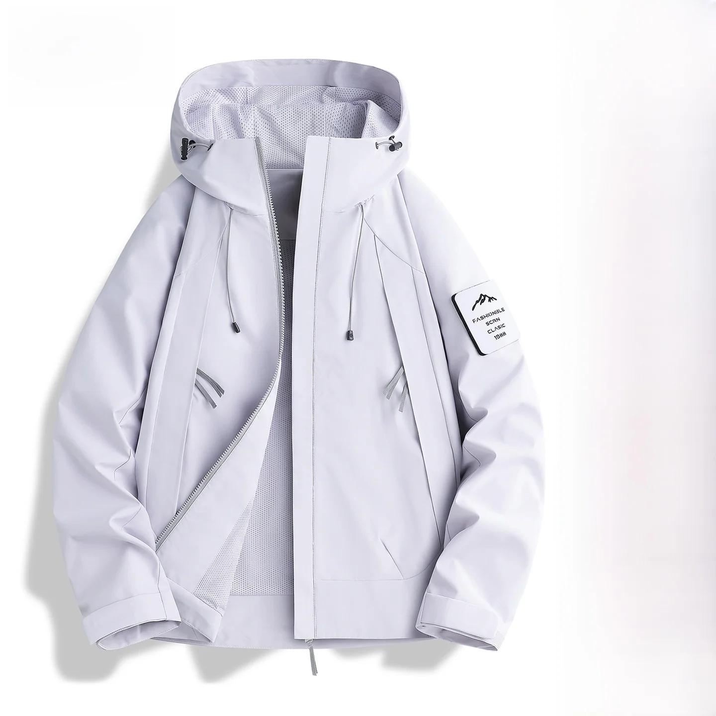 Veste de randonnée à capuche pour femmes, printemps-automne, polyvalente, pour l'alpinisme, imperméa
